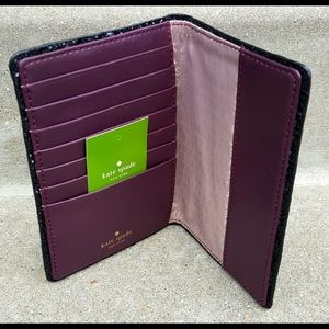 Kate Spade Imogene Leather Passport Holder - Plum